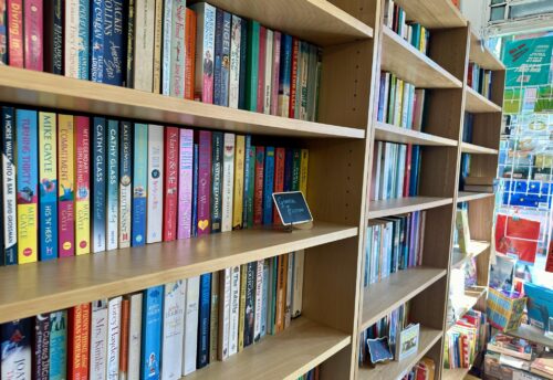 Books on shelf